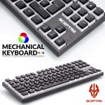 کیبورد SCEPTRE KEY PRO RGB مدل 10Keyless سوئیچ قرمز - Image 7
